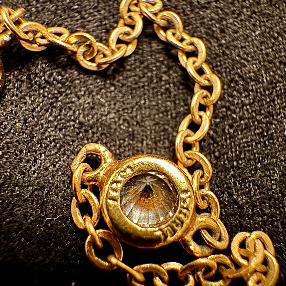 Toscana “Crystal by the Yard” Station Necklace With Crystal Accents 20” - Picture 5 of 5